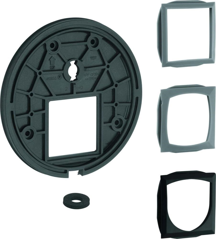 GROHE Montageplatte 48438 für EMH-FMS mit 2-Wege Umstellung  