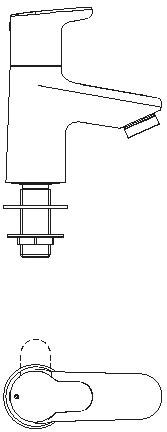 IS Standventil CeraPlus 2 Ausladung 77mm, chrom | Köstner 