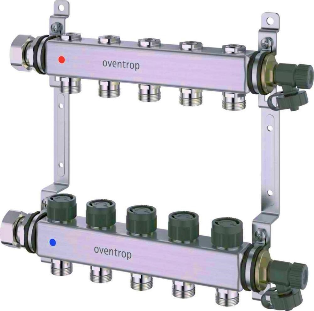 Oventrop Heizkreis-Verteiler Multidis SF 6 Kr., f thm. u elektr. Reg ...